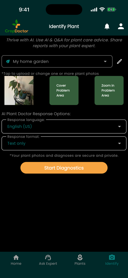 VVF CropDoctor — identify any plant from a photo